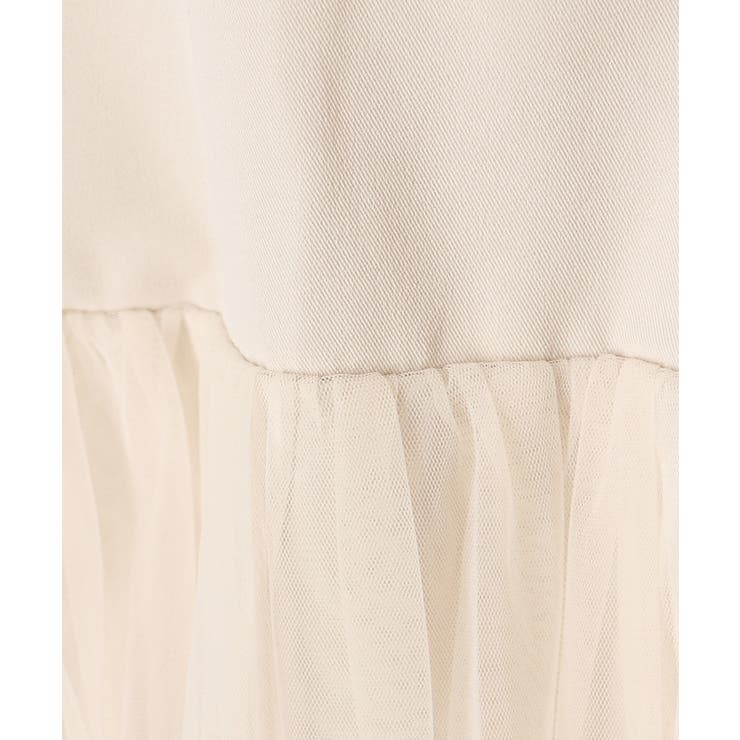 チュールレイヤードトレンチコート | MAJESTIC LEGON  | 詳細画像27 