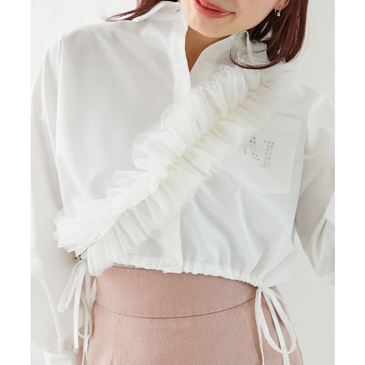 チュールフリルショルダー | MAJESTIC LEGON  | 詳細画像10 