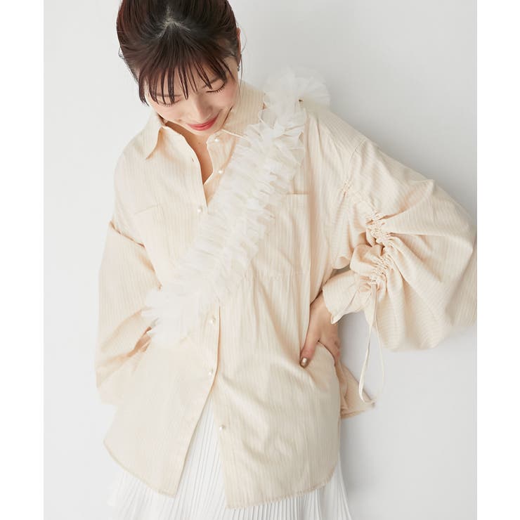 チュールフリルショルダー | MAJESTIC LEGON  | 詳細画像6 