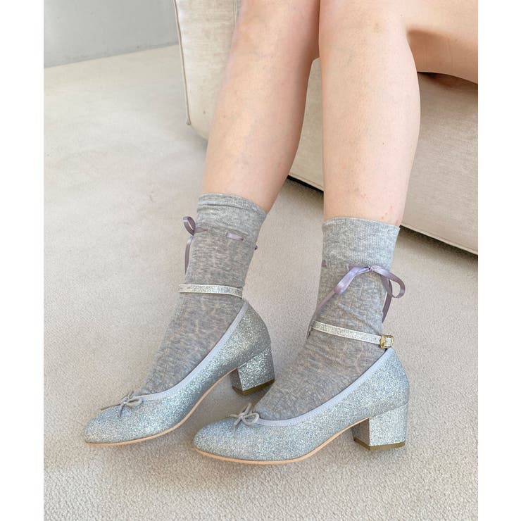 ラメリボンパンプス | MAJESTIC LEGON  | 詳細画像6 