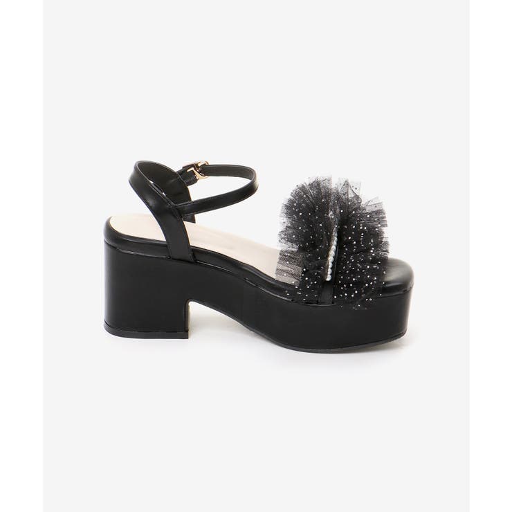 チュール×パール厚底サンダル | MAJESTIC LEGON  | 詳細画像20 