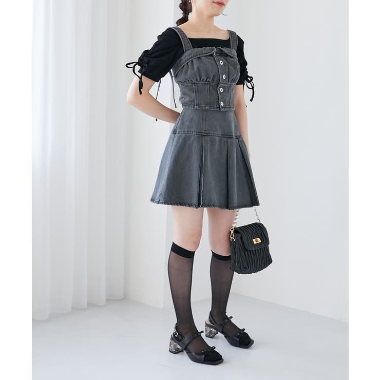 クリアビジューヒールリボンサンダル | MAJESTIC LEGON  | 詳細画像25 