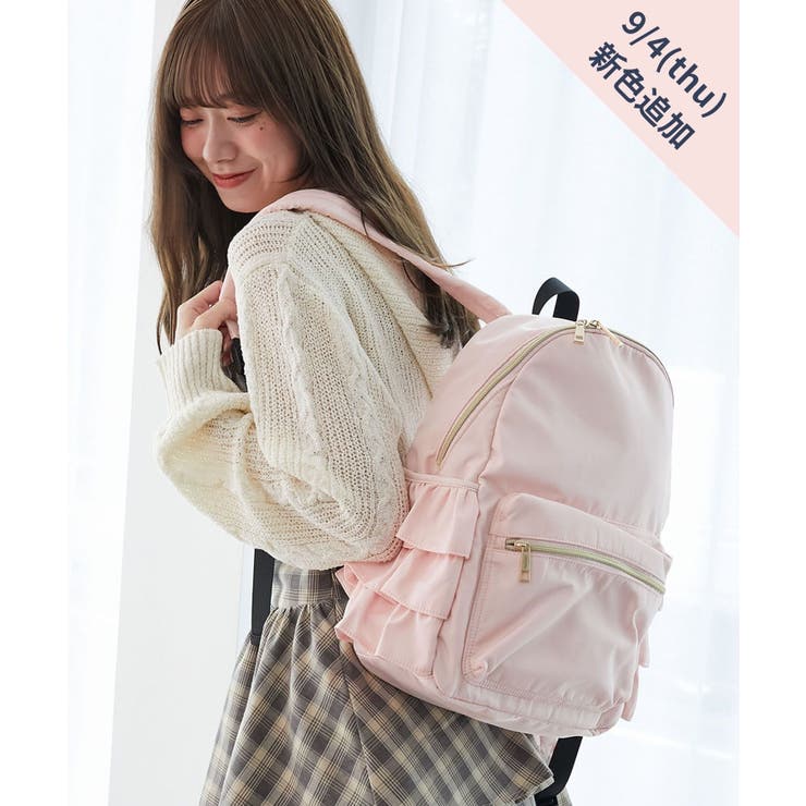 ピンク | サイドフリルリュック | MAJESTIC LEGON 