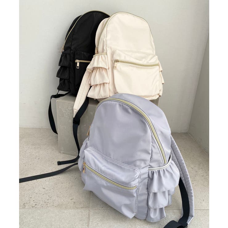 L／グレー | サイドフリルリュック | MAJESTIC LEGON 