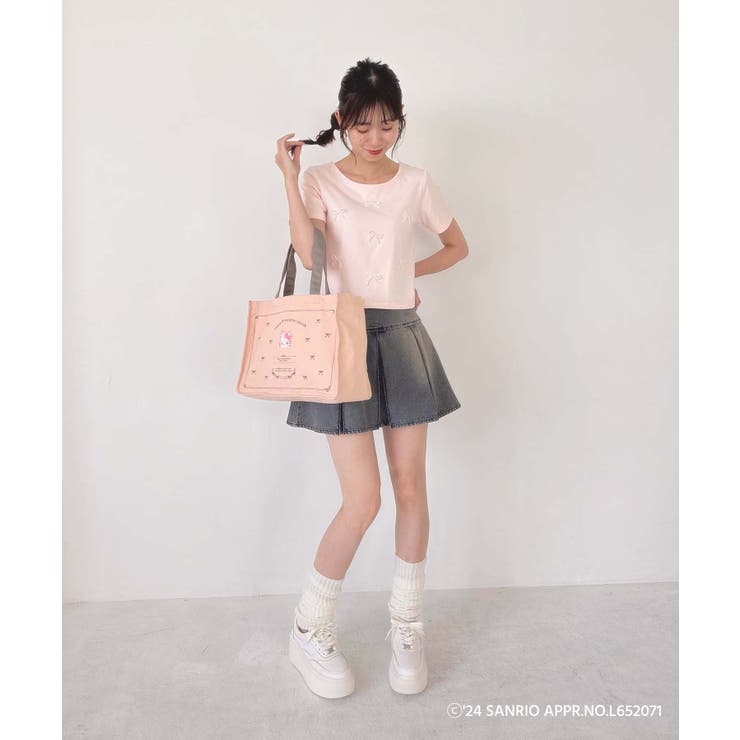 ハローキティ パールリボンT | MAJESTIC LEGON  | 詳細画像2 