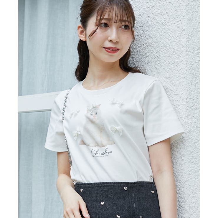 プチリボンネコＴシャツ | MAJESTIC LEGON  | 詳細画像20 