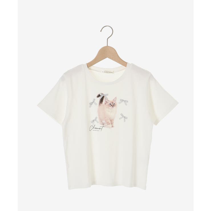 プチリボンネコＴシャツ | MAJESTIC LEGON  | 詳細画像30 