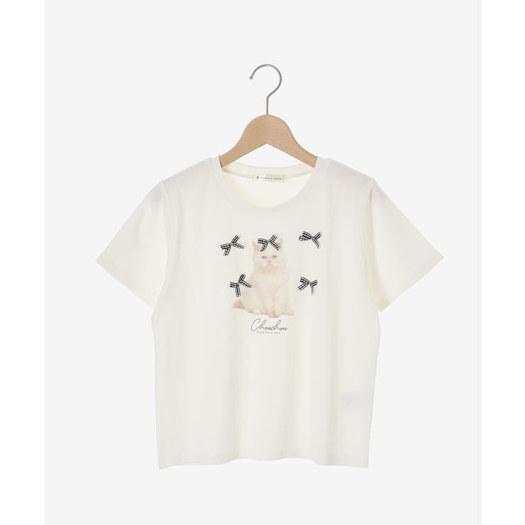 プチリボンネコＴシャツ | MAJESTIC LEGON  | 詳細画像31 