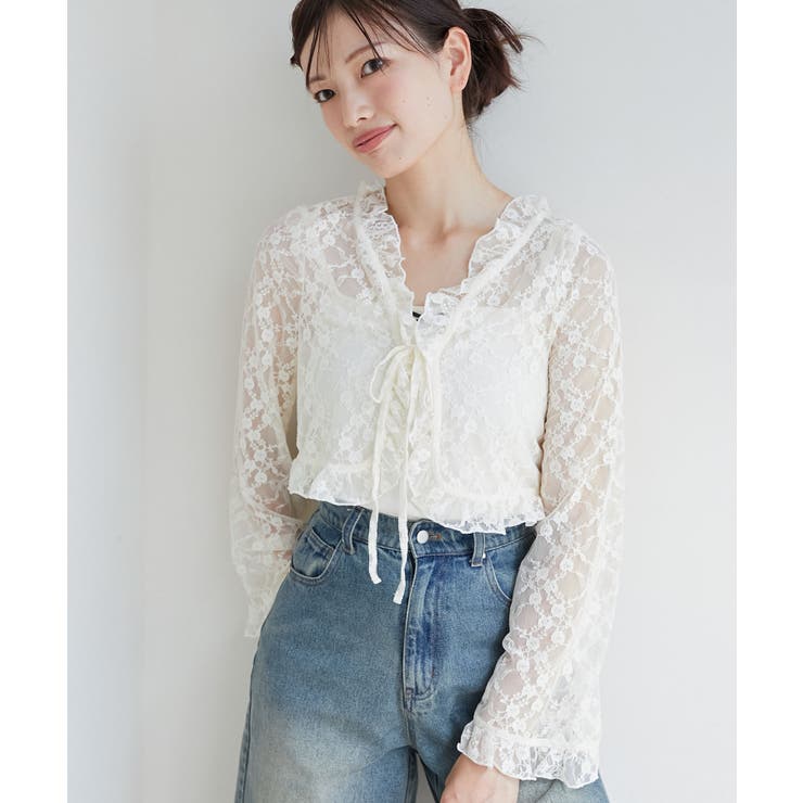 レースカーデ×リボンインナーセット | MAJESTIC LEGON  | 詳細画像12 