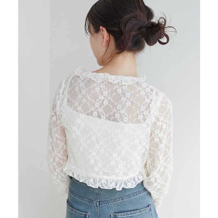 レースカーデ×リボンインナーセット | MAJESTIC LEGON  | 詳細画像14 