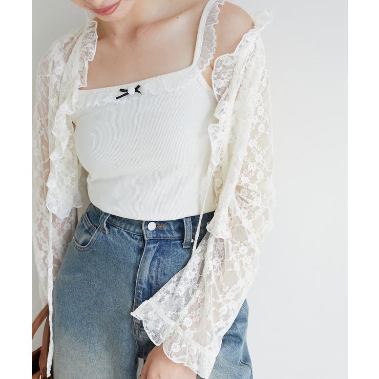 レースカーデ×リボンインナーセット | MAJESTIC LEGON  | 詳細画像17 