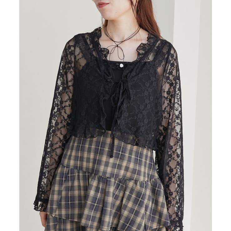 レースカーデ×リボンインナーセット | MAJESTIC LEGON  | 詳細画像22 