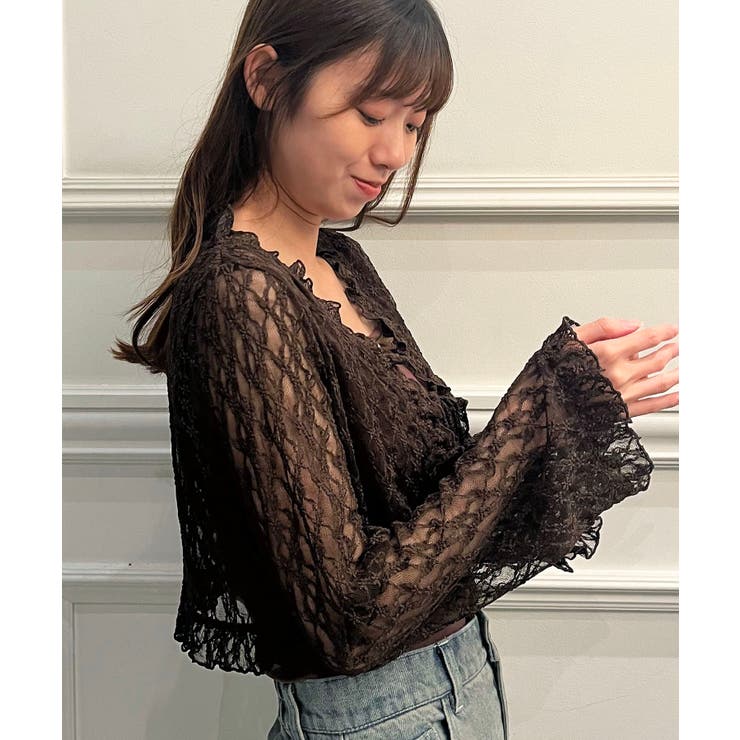 レースカーデ×リボンインナーセット | MAJESTIC LEGON  | 詳細画像32 