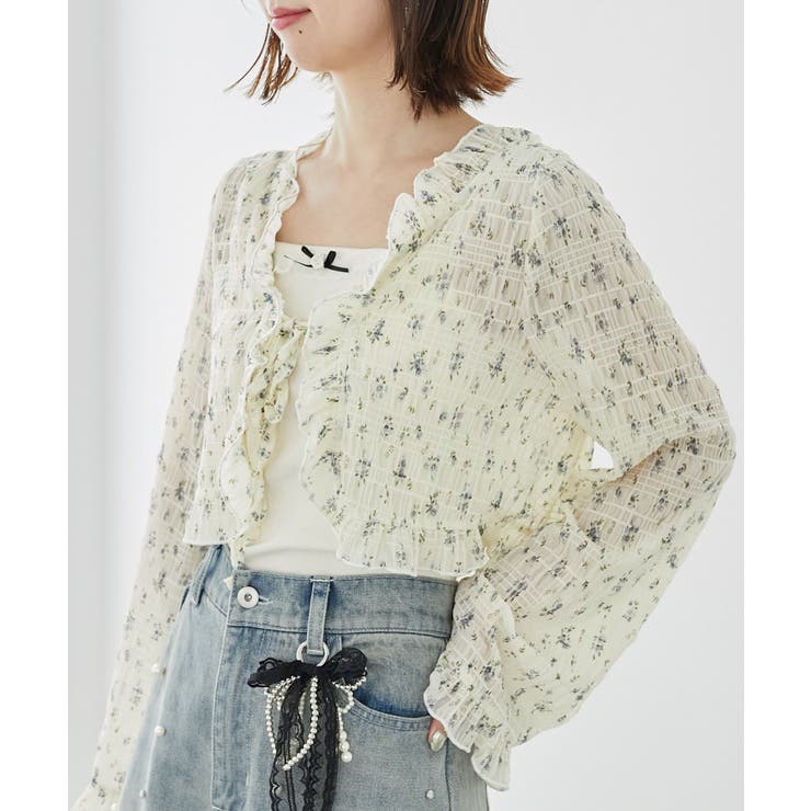 レースカーデ×リボンインナーセット | MAJESTIC LEGON  | 詳細画像6 