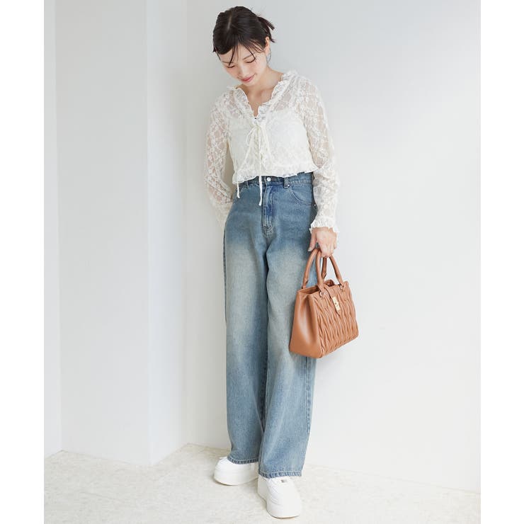 レースカーデ×リボンインナーセット | MAJESTIC LEGON  | 詳細画像9 