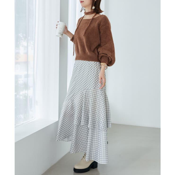 ∞チョーカーセットシャギーニット | MAJESTIC LEGON  | 詳細画像15 