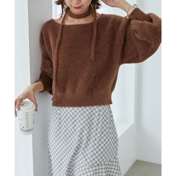 ∞チョーカーセットシャギーニット | MAJESTIC LEGON  | 詳細画像19 