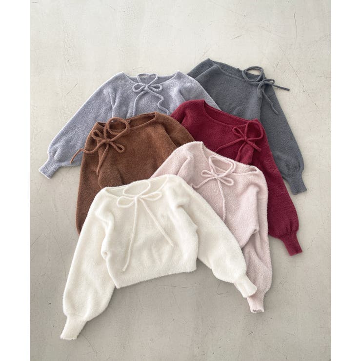 ∞チョーカーセットシャギーニット | MAJESTIC LEGON  | 詳細画像2 