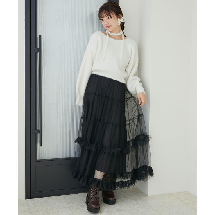 ∞チョーカーセットシャギーニット | MAJESTIC LEGON  | 詳細画像22 