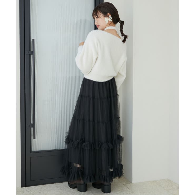 ∞チョーカーセットシャギーニット | MAJESTIC LEGON  | 詳細画像24 