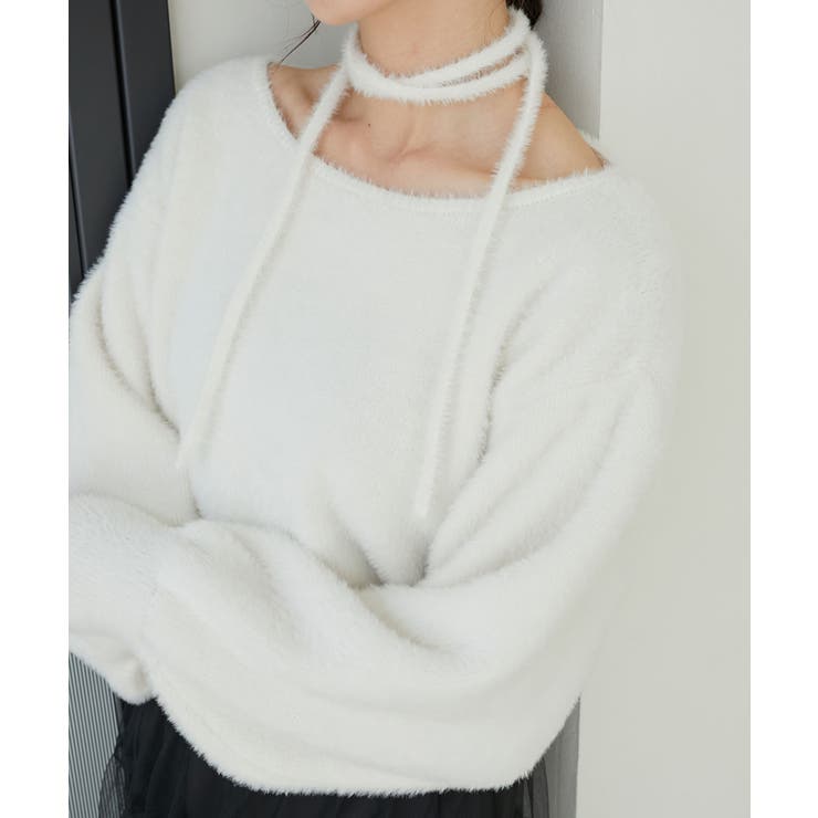 ∞チョーカーセットシャギーニット | MAJESTIC LEGON  | 詳細画像28 