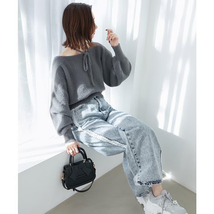 ∞チョーカーセットシャギーニット | MAJESTIC LEGON  | 詳細画像3 