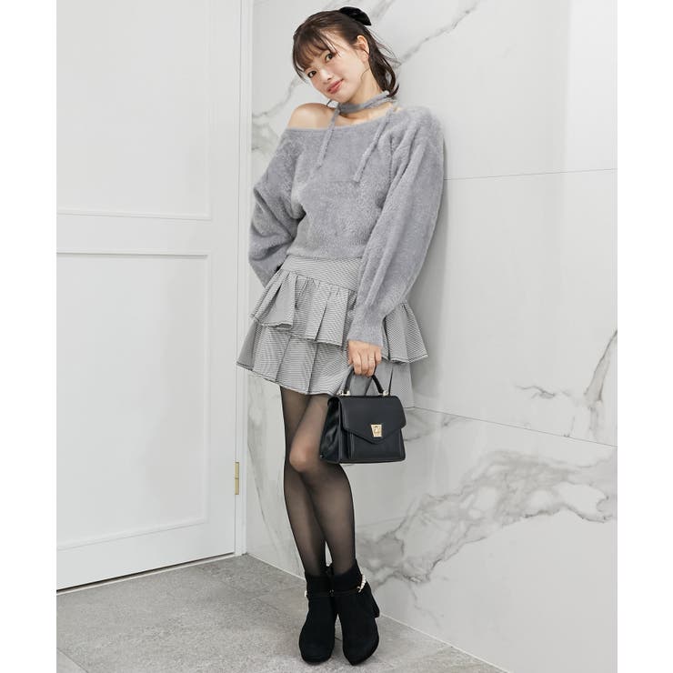 ∞チョーカーセットシャギーニット | MAJESTIC LEGON  | 詳細画像31 