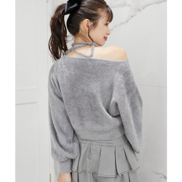 ∞チョーカーセットシャギーニット | MAJESTIC LEGON  | 詳細画像36 