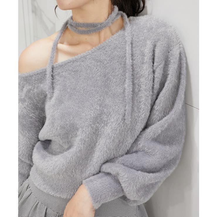 ∞チョーカーセットシャギーニット | MAJESTIC LEGON  | 詳細画像37 