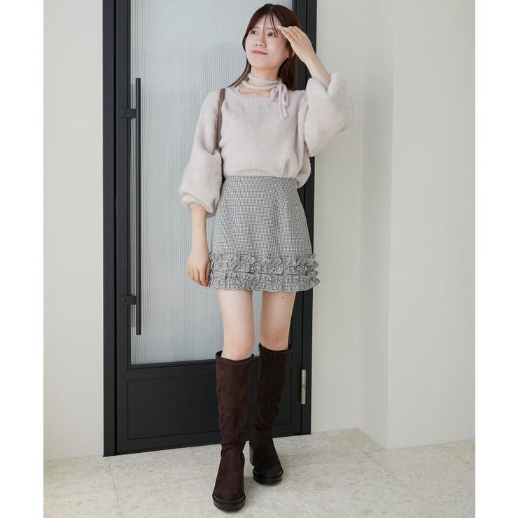 ∞チョーカーセットシャギーニット | MAJESTIC LEGON  | 詳細画像49 