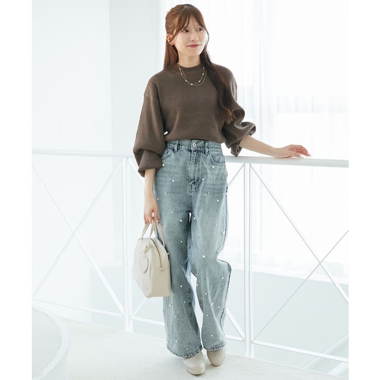 ボリュームスリーブニット | MAJESTIC LEGON  | 詳細画像14 