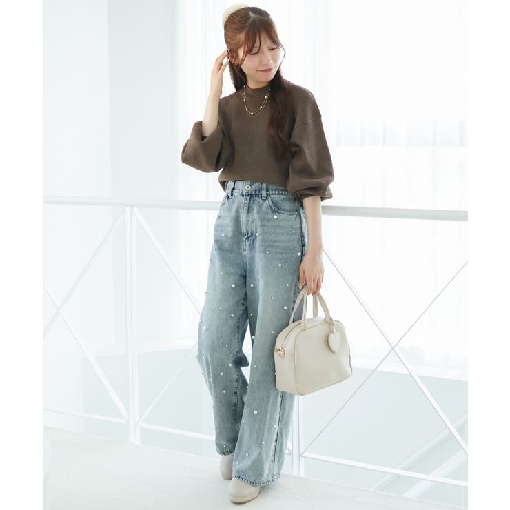 ボリュームスリーブニット | MAJESTIC LEGON  | 詳細画像15 