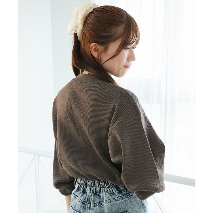 ボリュームスリーブニット | MAJESTIC LEGON  | 詳細画像18 