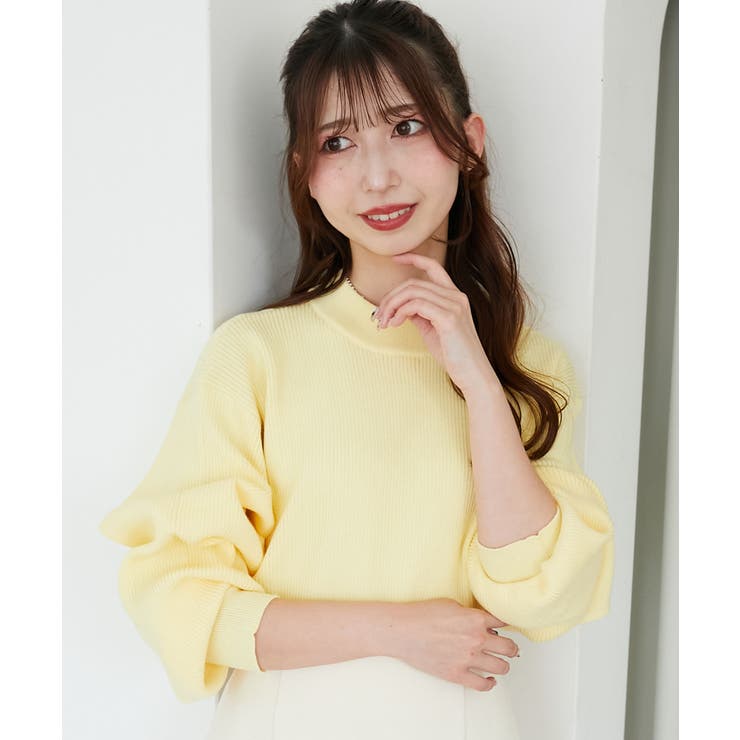 ボリュームスリーブニット | MAJESTIC LEGON  | 詳細画像46 