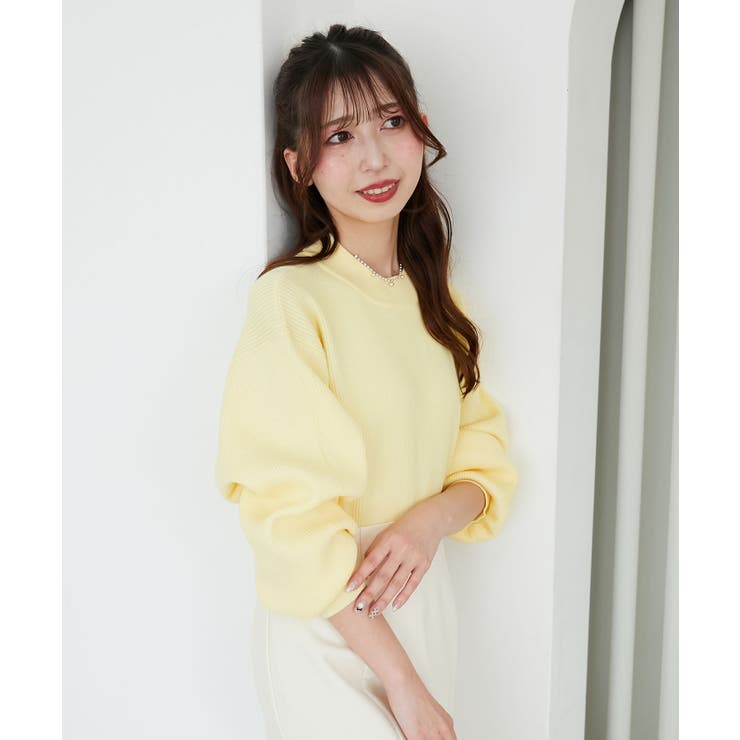 ボリュームスリーブニット | MAJESTIC LEGON  | 詳細画像47 