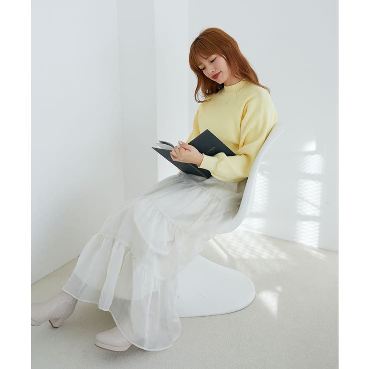 ボリュームスリーブニット | MAJESTIC LEGON  | 詳細画像50 