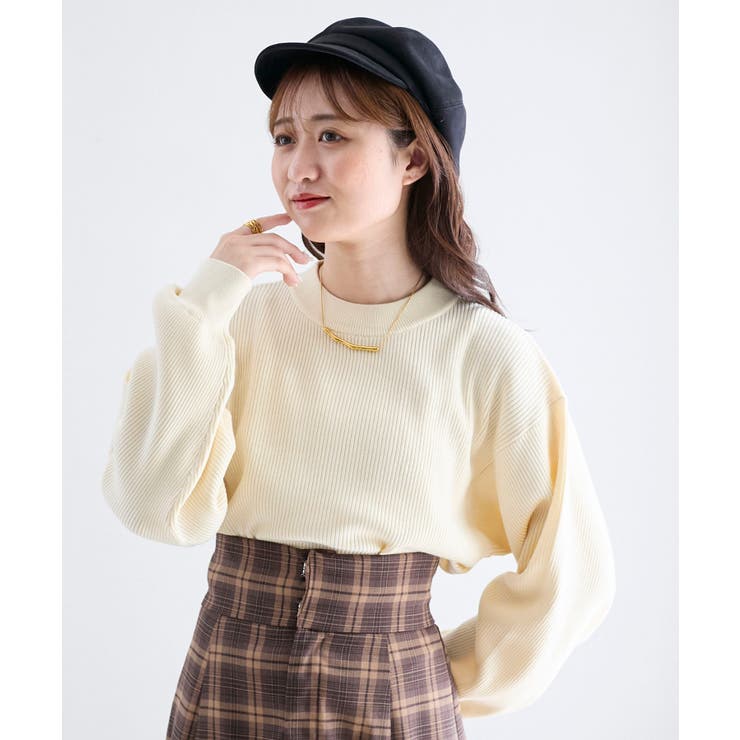 アイボリー | ボリュームスリーブニット | MAJESTIC LEGON 