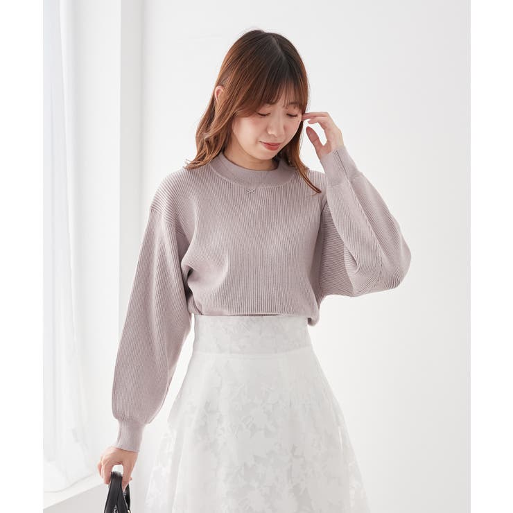 ピンク | ボリュームスリーブニット | MAJESTIC LEGON 