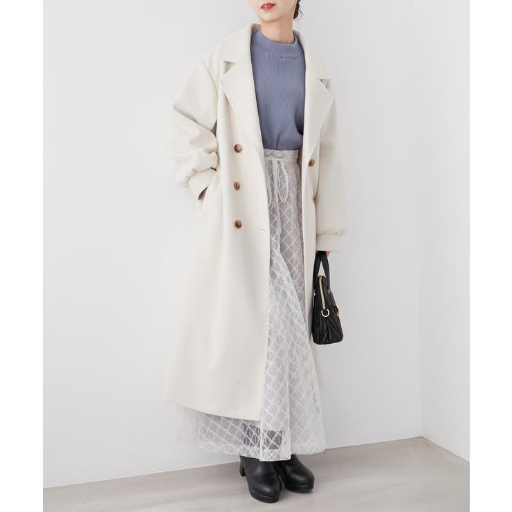 ブルー | ボリュームスリーブニット | MAJESTIC LEGON 