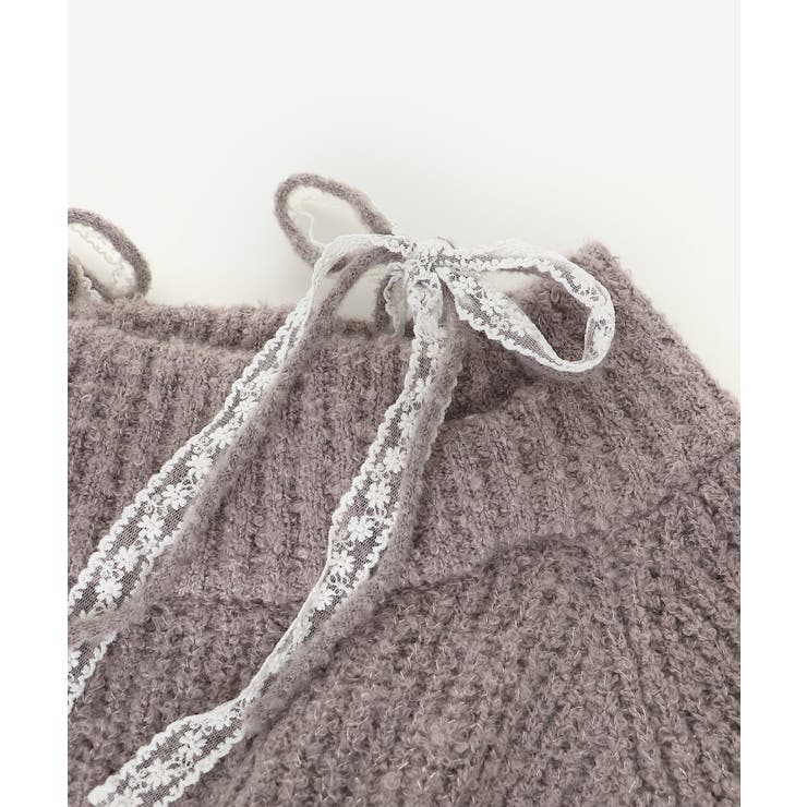 ◎レースリボンオフショルニット | MAJESTIC LEGON  | 詳細画像32 