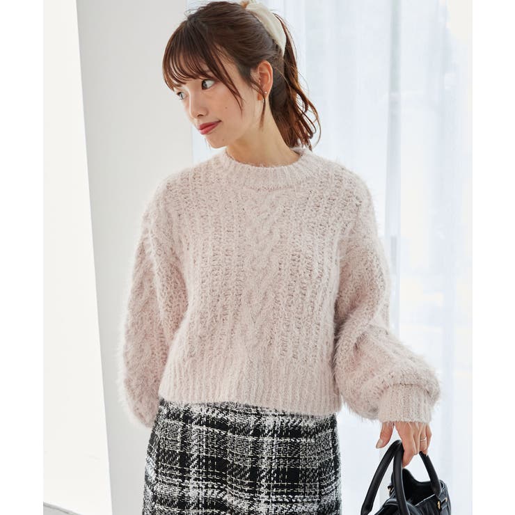 ふわふわケーブルニット[品番：CTYW0004413]｜MAJESTIC LEGON