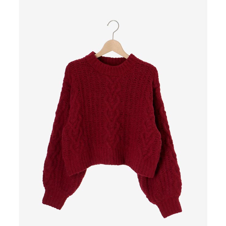 ふわふわケーブルニット[品番：CTYW0004413]｜MAJESTIC LEGON