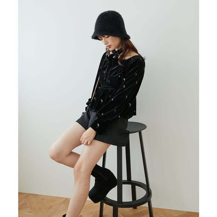 チョーカーセットベロアトップス | MAJESTIC LEGON  | 詳細画像2 