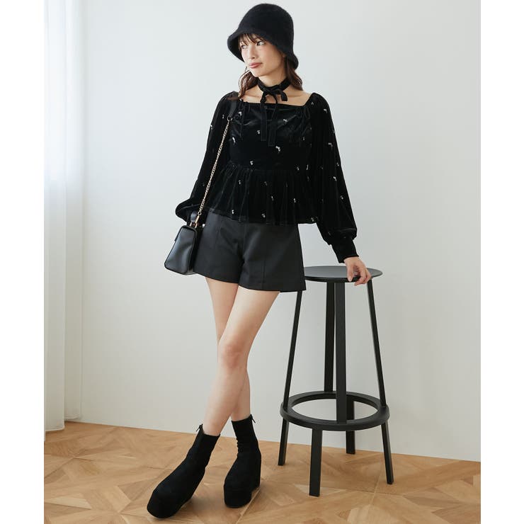 チョーカーセットベロアトップス | MAJESTIC LEGON  | 詳細画像3 