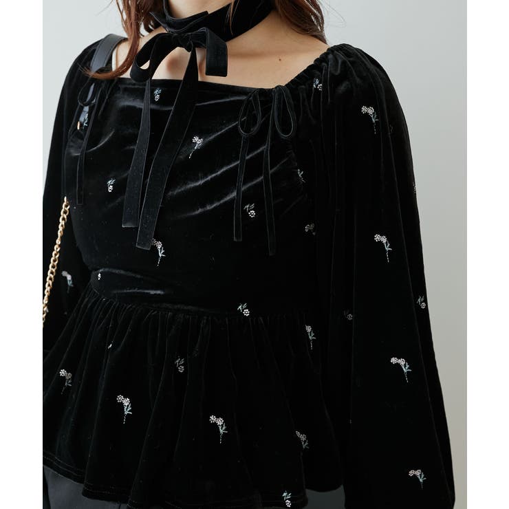 チョーカーセットベロアトップス | MAJESTIC LEGON  | 詳細画像8 