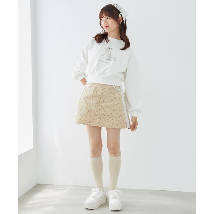 レースラインミニスカート | MAJESTIC LEGON  | 詳細画像18 