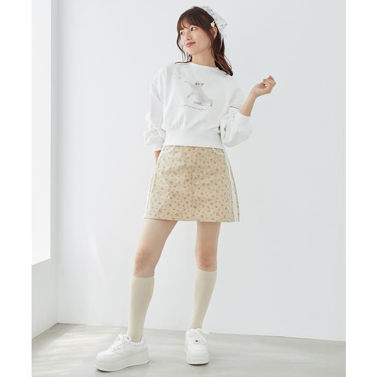 レースラインミニスカート | MAJESTIC LEGON  | 詳細画像19 