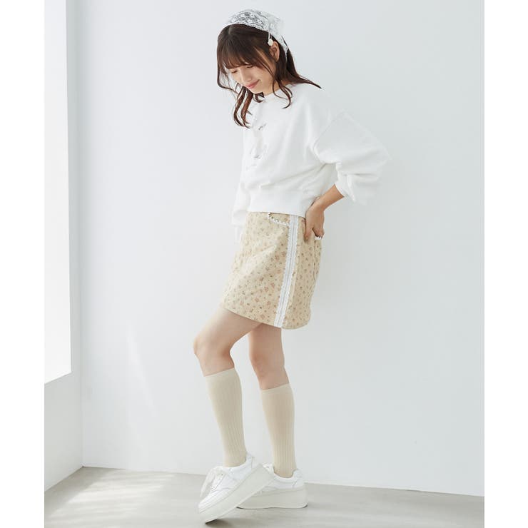レースラインミニスカート | MAJESTIC LEGON  | 詳細画像20 