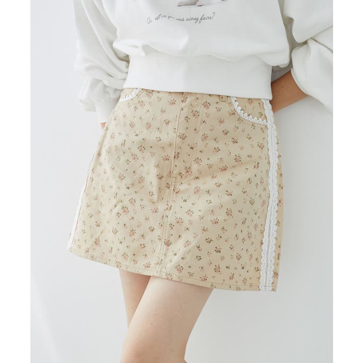 レースラインミニスカート | MAJESTIC LEGON  | 詳細画像22 