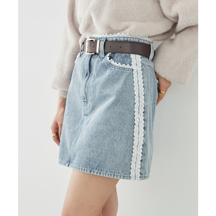 レースラインミニスカート | MAJESTIC LEGON  | 詳細画像8 